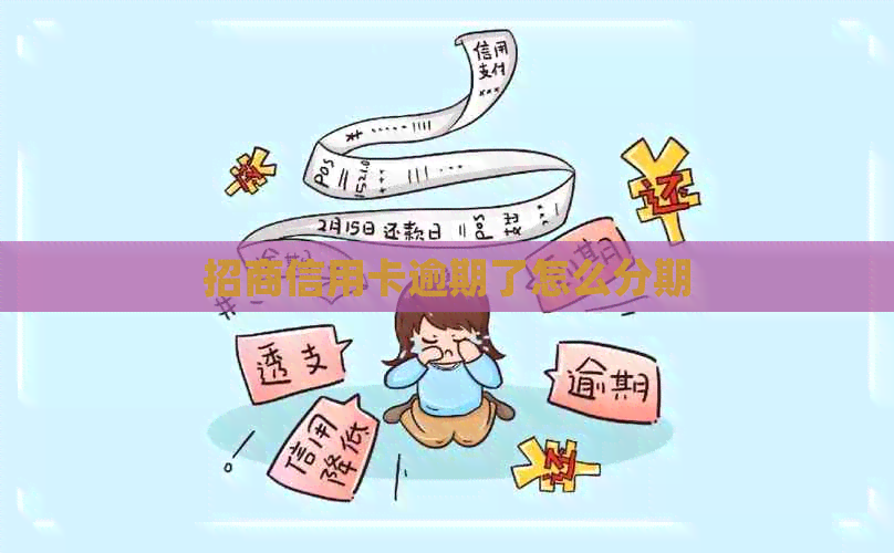 招商信用卡逾期了怎么分期