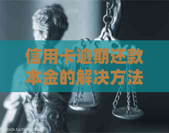 信用卡逾期还款本金的解决方法及注意事项