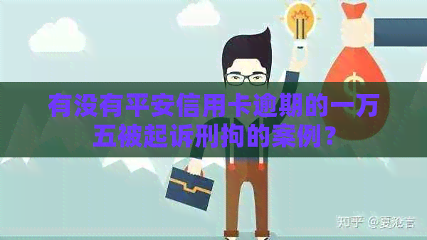 有没有平安信用卡逾期的一万五被起诉刑拘的案例？