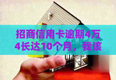 招商信用卡逾期4万4长达10个月，我该如何解决？