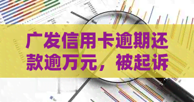 广发信用卡逾期还款逾万元，被起诉的概率与应对措全面解析