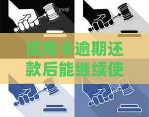 信用卡逾期还款后能继续使用吗？