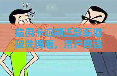 信用卡逾期还款渠道被关闭后，用户应该如何解决还款问题并避免信用损失？
