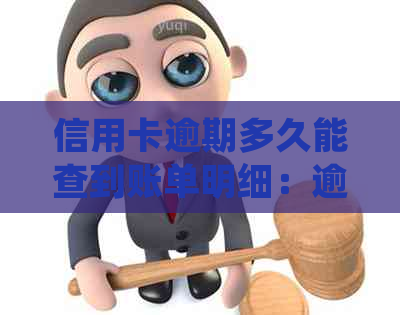 信用卡逾期多久能查到账单明细：逾期后的影响及处理方式全解析