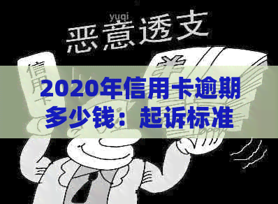 2020年信用卡逾期多少钱：起诉标准与金额，2021年现状及可能的法律后果