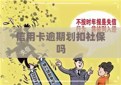 信用卡逾期划扣社保吗