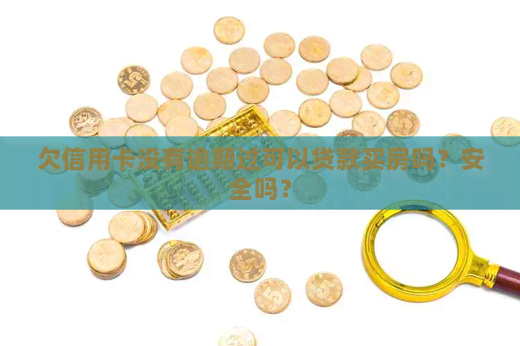 欠信用卡没有逾期过可以贷款买房吗？安全吗？