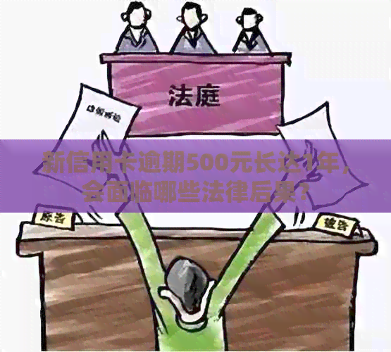 新信用卡逾期500元长达1年，会面临哪些法律后果？