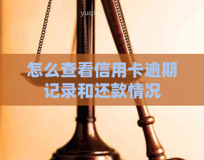 怎么查看信用卡逾期记录和还款情况