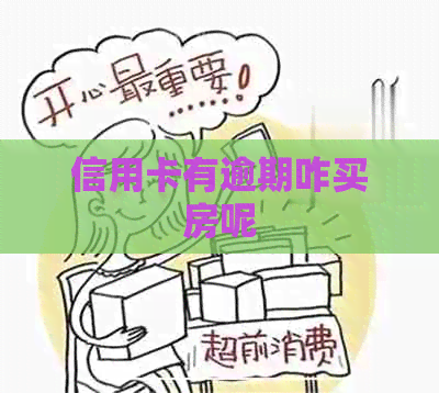 信用卡有逾期咋买房呢