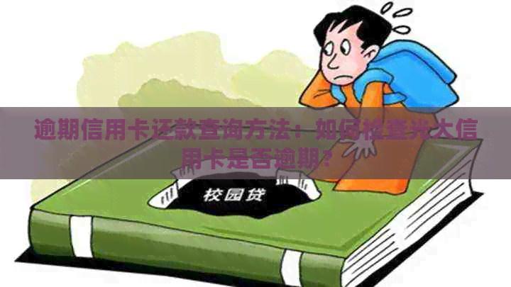 逾期信用卡还款查询方法：如何检查光大信用卡是否逾期？