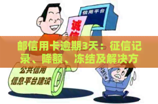 邮信用卡逾期3天：记录、降额、冻结及解决方法全解析
