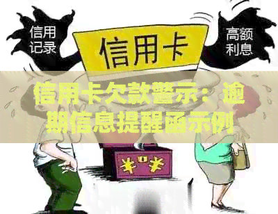 信用卡欠款警示：逾期信息提醒函示例