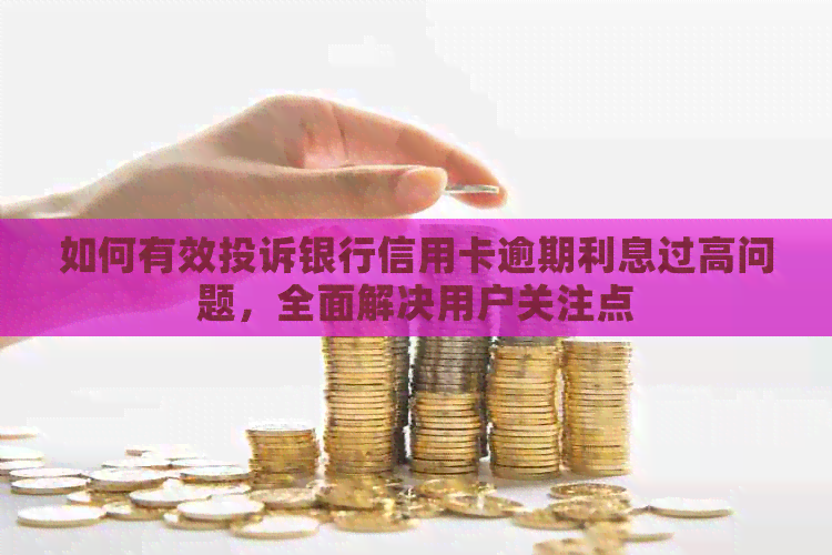 如何有效投诉银行信用卡逾期利息过高问题，全面解决用户关注点