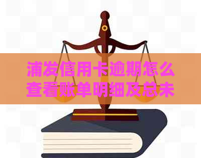 浦发信用卡逾期怎么查看账单明细及总未还款信息