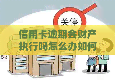信用卡逾期会财产执行吗怎么办如何处理？