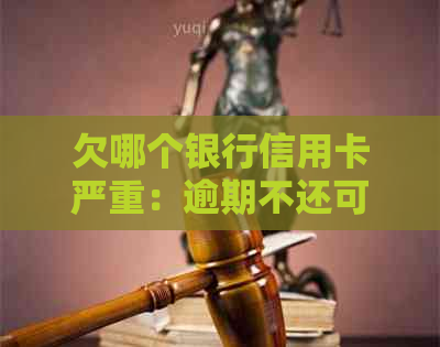 欠哪个银行信用卡严重：逾期不还可能被起诉的13家和中国五大银行信用卡情况