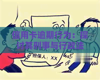 信用卡逾期行为：探讨其刑事与行政法律责任的界定