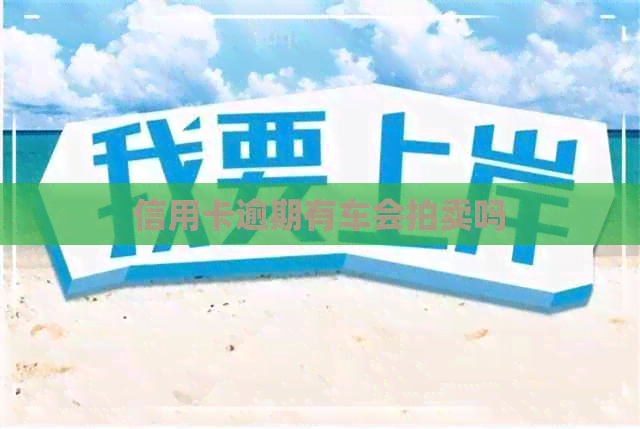 信用卡逾期有车会拍卖吗