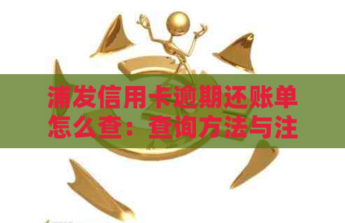 浦发信用卡逾期还账单怎么查：查询方法与注意事项