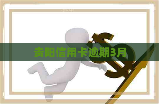 贵阳信用卡逾期3月