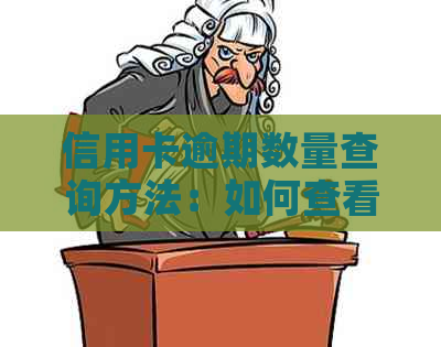 信用卡逾期数量查询方法：如何查看信用卡逾期次数和金额？