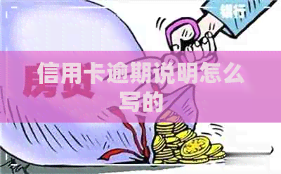 信用卡逾期说明怎么写的