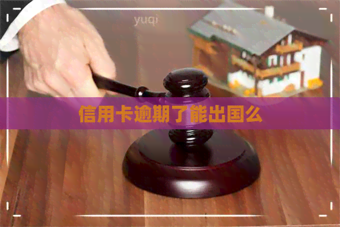 信用卡逾期了能出国么