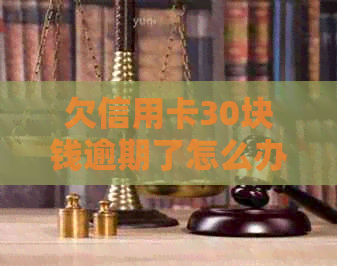 欠信用卡30块钱逾期了怎么办，会有什么后果？-欠信用卡30块钱逾期了怎么办,会有什么后果吗