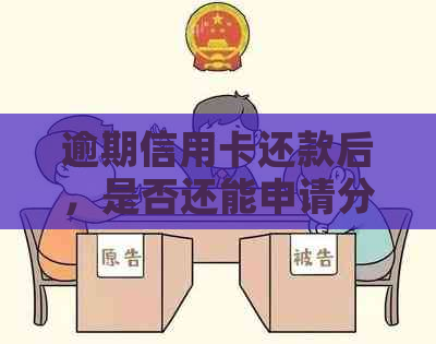 逾期信用卡还款后，是否还能申请分期付款？