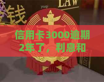 信用卡3000逾期2年了，利息和后果如何？