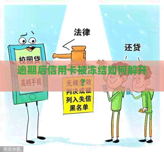 逾期后信用卡被冻结如何解开？
