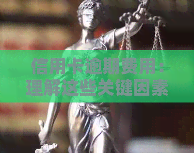 信用卡逾期费用：理解这些关键因素以避免额外的财务损失
