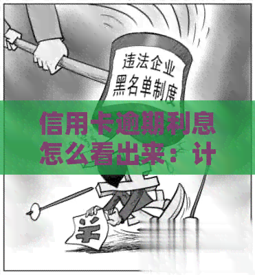 信用卡逾期利息怎么看出来：计算方法与查询步骤解析