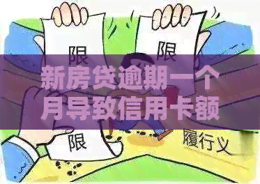 新房贷逾期一个月导致信用卡额度被冻结，该如何解决？