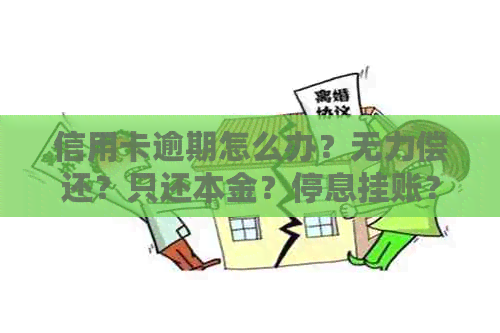 信用卡逾期怎么办？无力偿还？只还本金？停息挂账？解决办法！-我信用卡逾期还不上怎么办