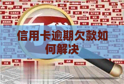 信用卡逾期欠款如何解决