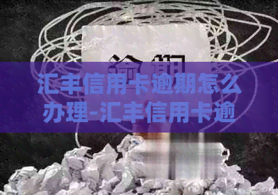 汇丰信用卡逾期怎么办理-汇丰信用卡逾期怎么办理分期还款