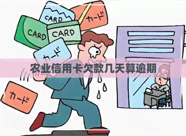 农业信用卡欠款几天算逾期