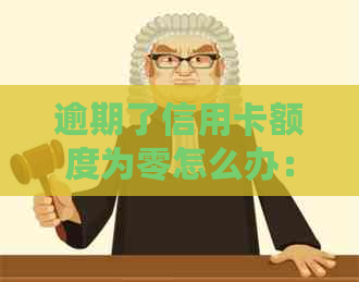 逾期了信用卡额度为零怎么办：2020年逾期后信用卡额度为0,无法使用应对策略