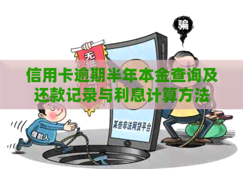 信用卡逾期半年本金查询及还款记录与利息计算方法