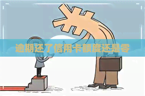 逾期还了信用卡额度还是零