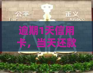 逾期1天信用卡，当天还款并刷出来安全吗？有影响吗？