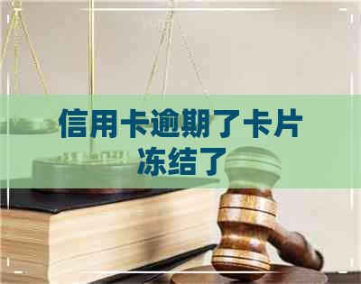 信用卡逾期了卡片冻结了
