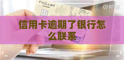 信用卡逾期了银行怎么联系