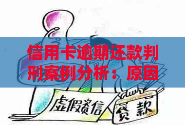 信用卡逾期还款判刑案例分析：原因、后果及如何避免