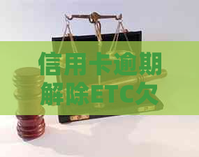信用卡逾期解除ETC欠费黑名单怎么办