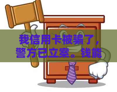 我信用卡被骗了，警方已立案。钱能追回吗？有哪些途径可以尝试？