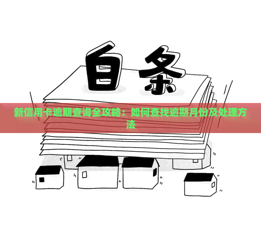 新信用卡逾期查询全攻略：如何查找逾期月份及处理方法