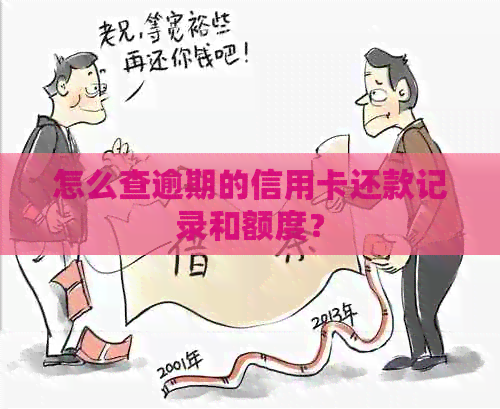 怎么查逾期的信用卡还款记录和额度？